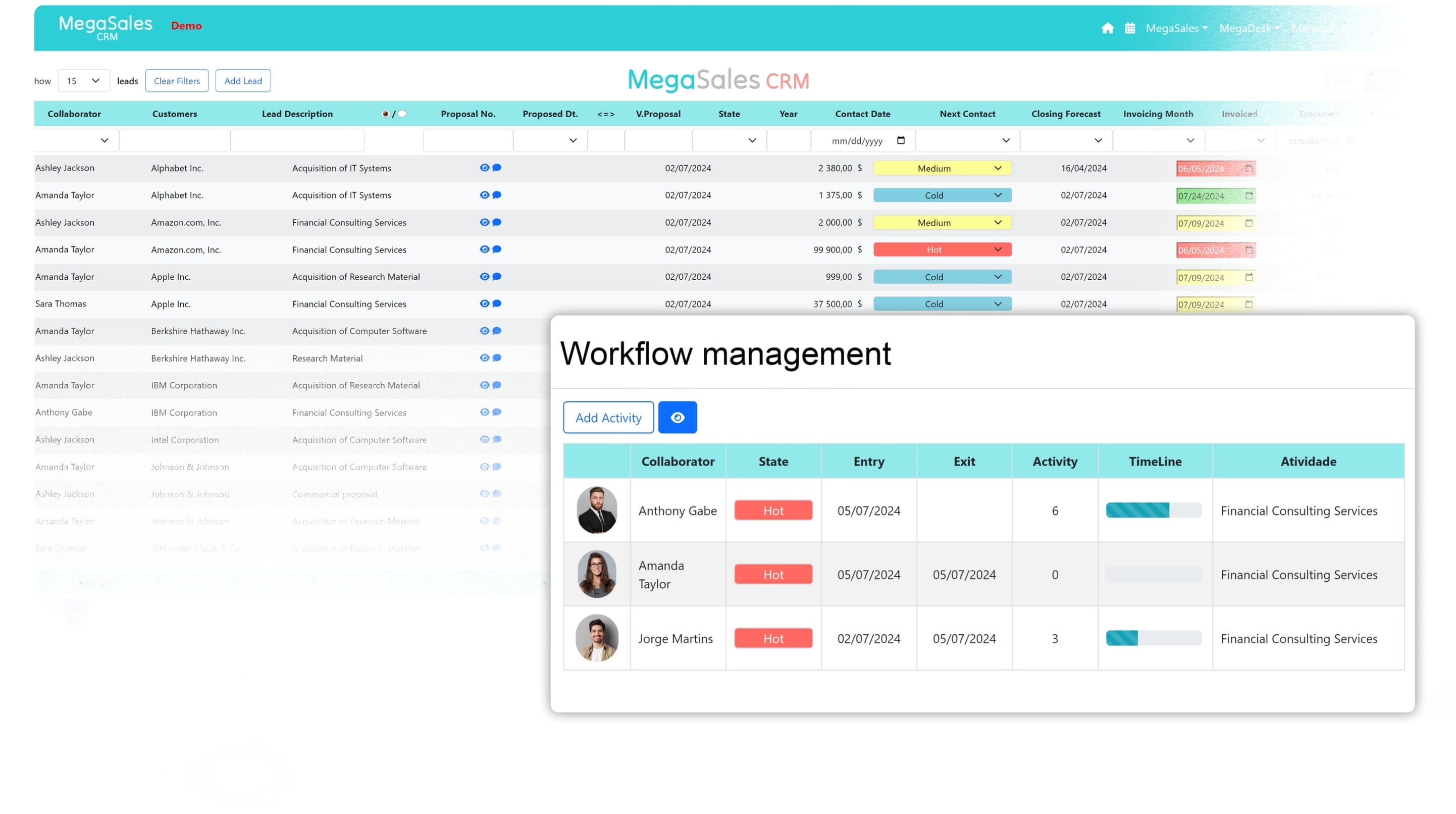 workflow managementcrm